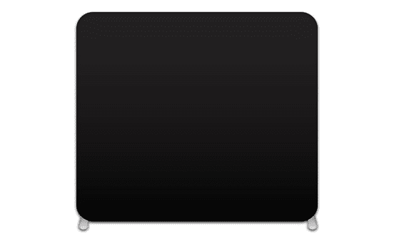 black backdrop