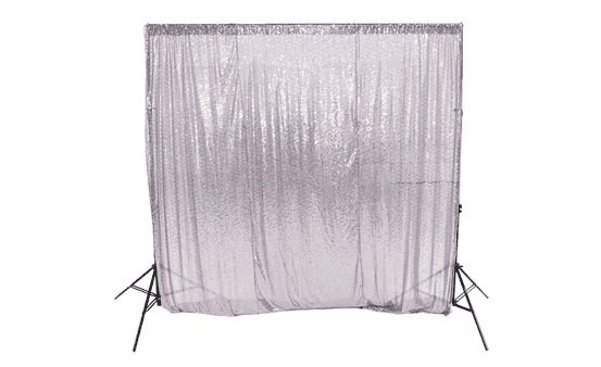 iridescent sequin backdrop