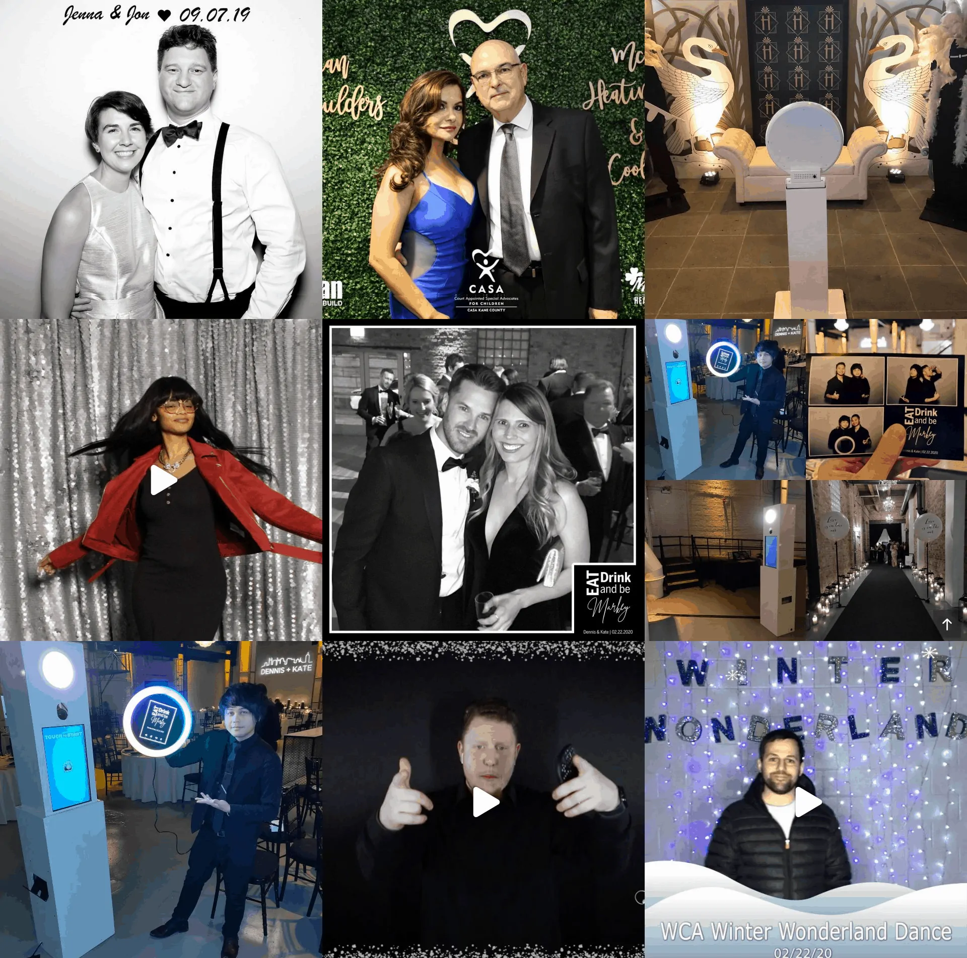 insta-feed photo booth chicago