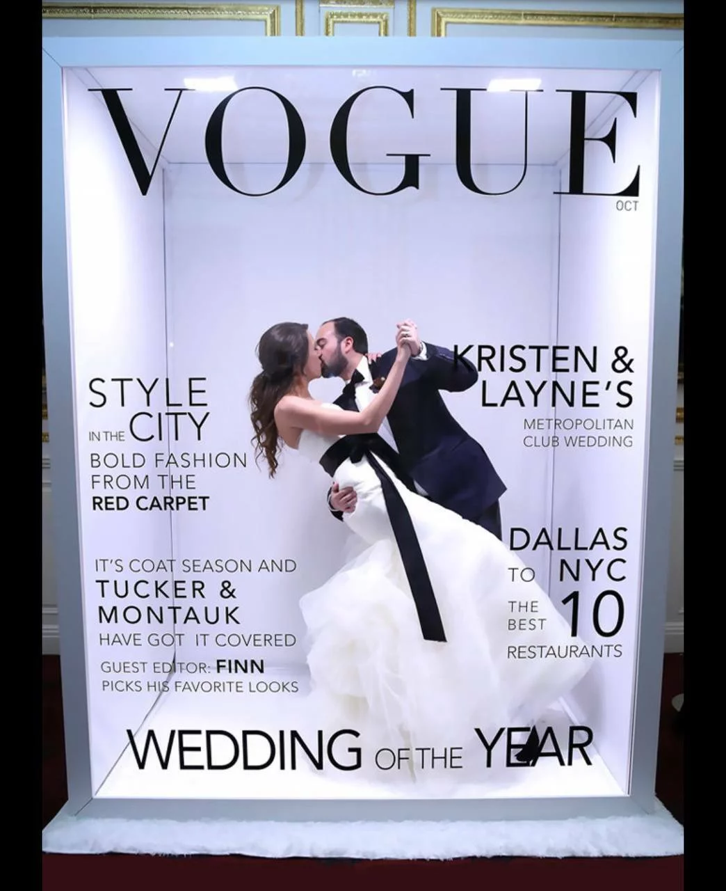 vogue magazine photo booth
