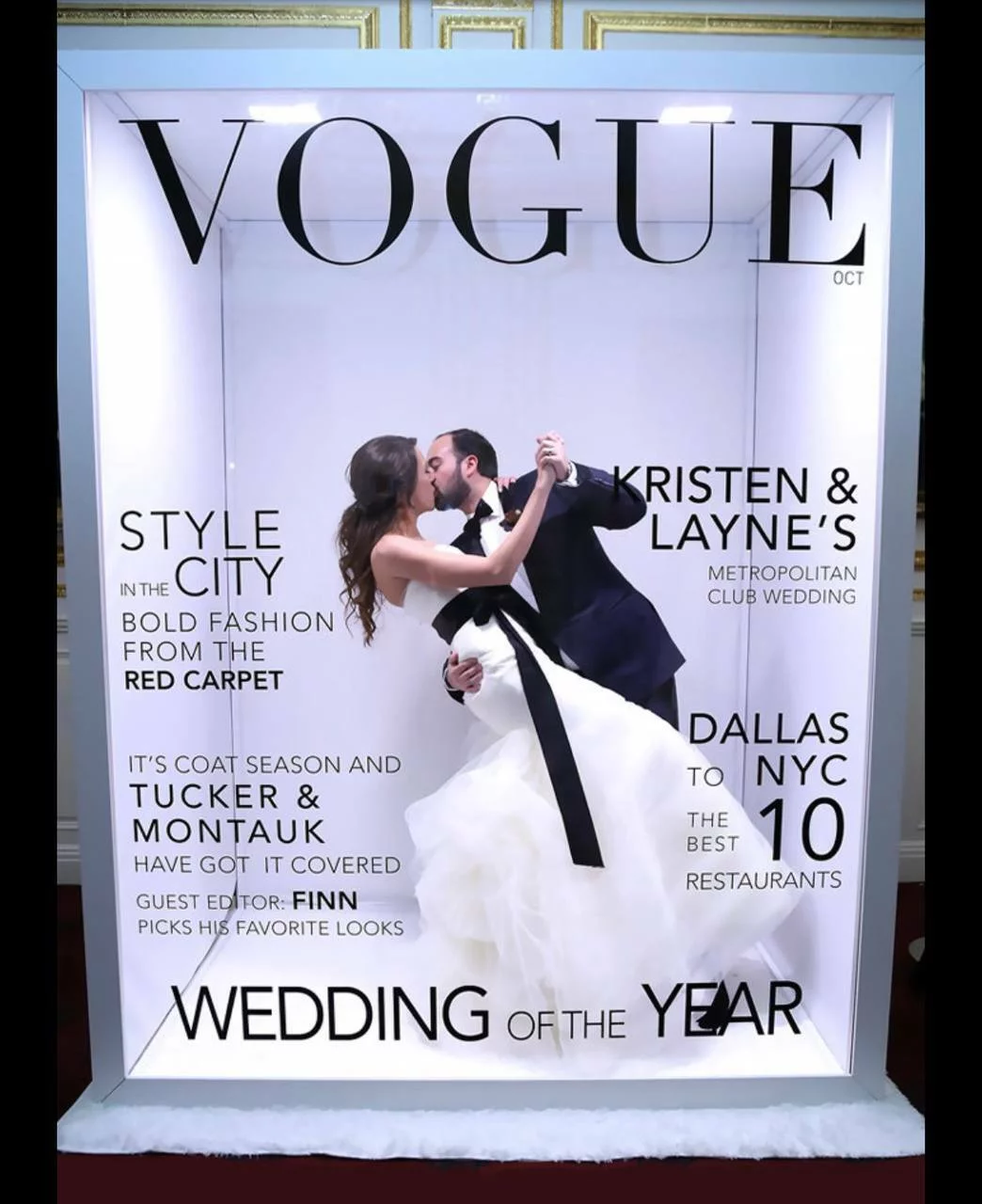 Vogue Magazine Photo Booth Magic Moment Photo Booth