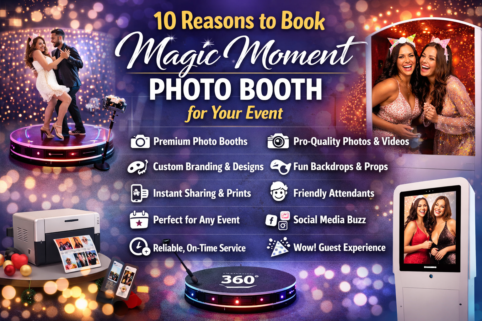 10 reasons to book magic moment photo booth for your event