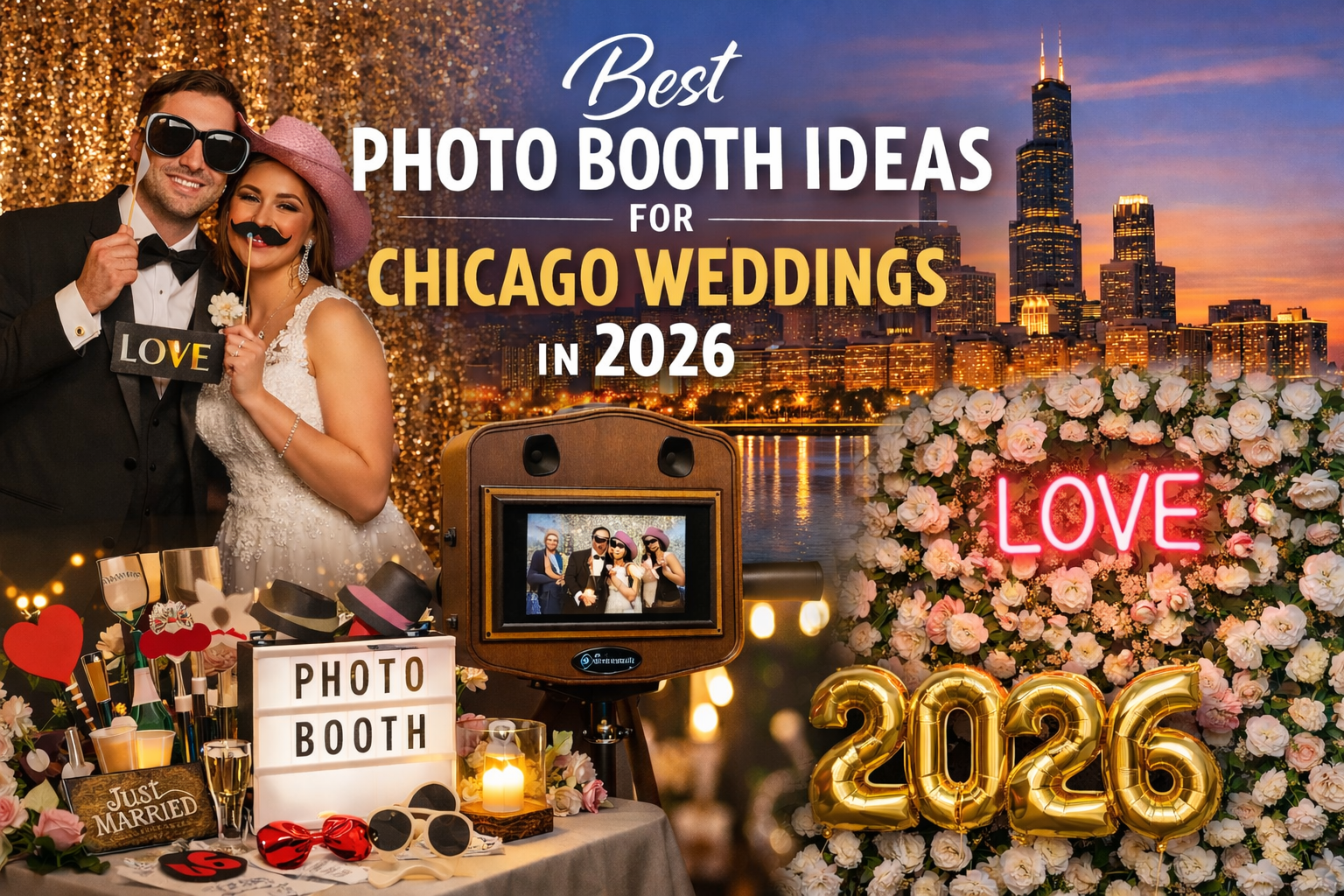 best photo booth ideas for your chicago wedding