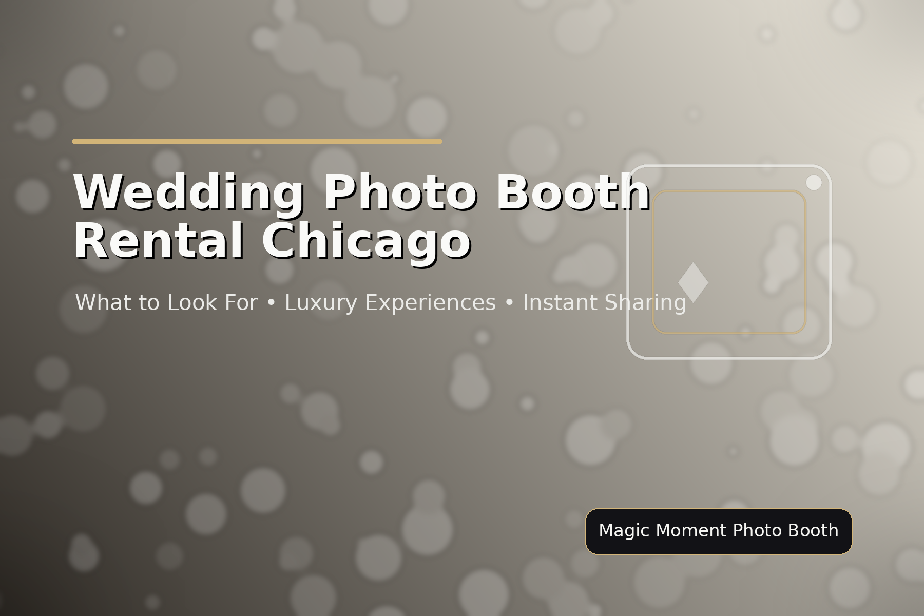 wedding photo booth rental chicago
