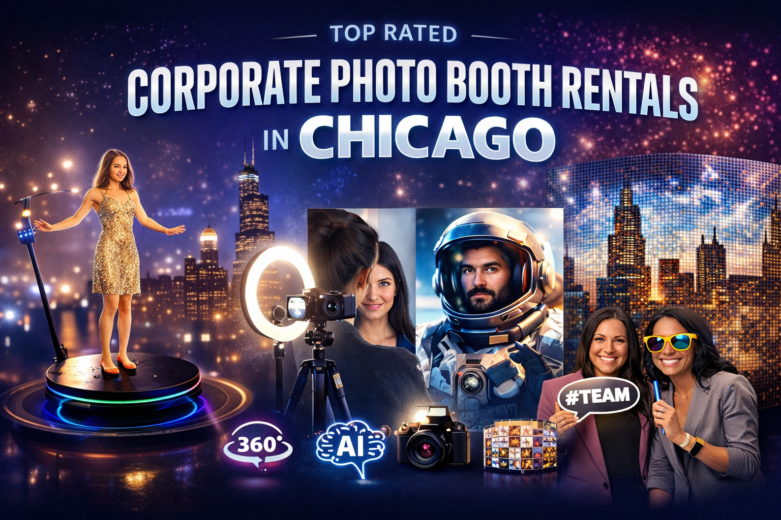 top rated corporate photo booth rentals chicago