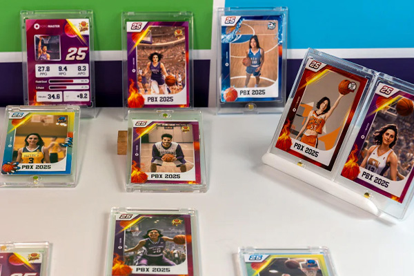 trading card photo booth