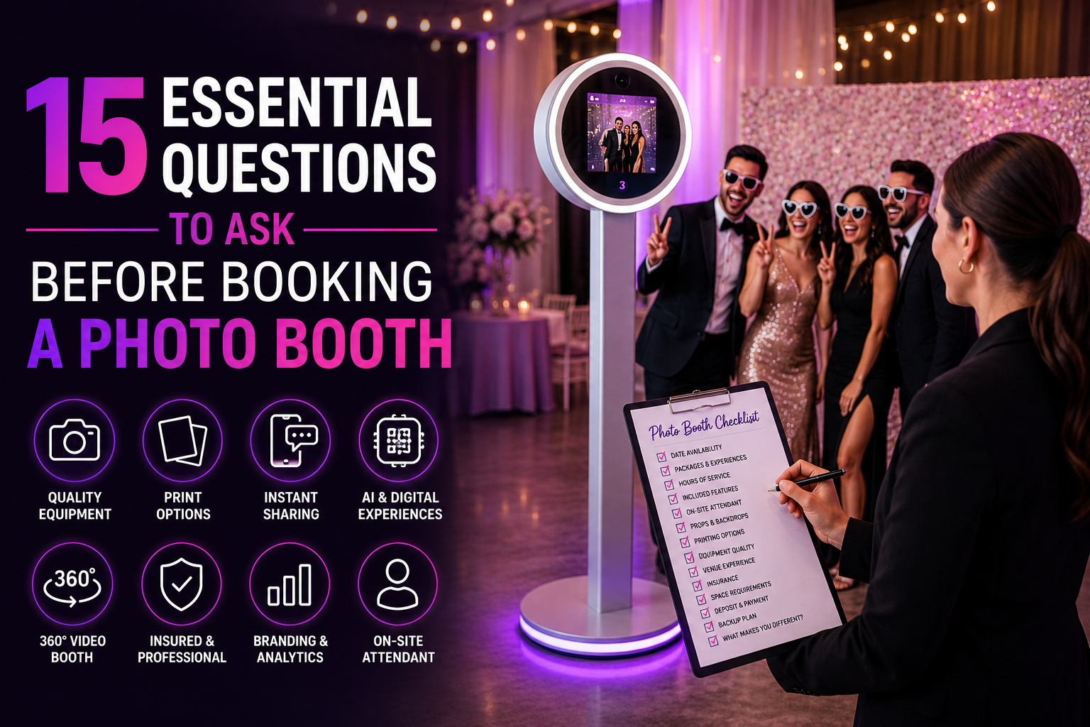15 questions to ask before you rent a Photo Booth