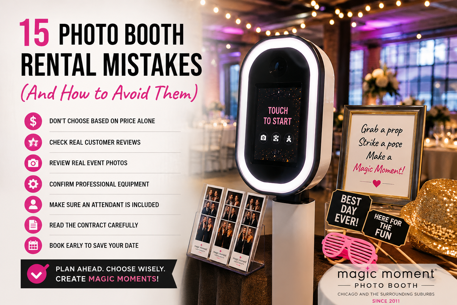 photo booth rental mistakes