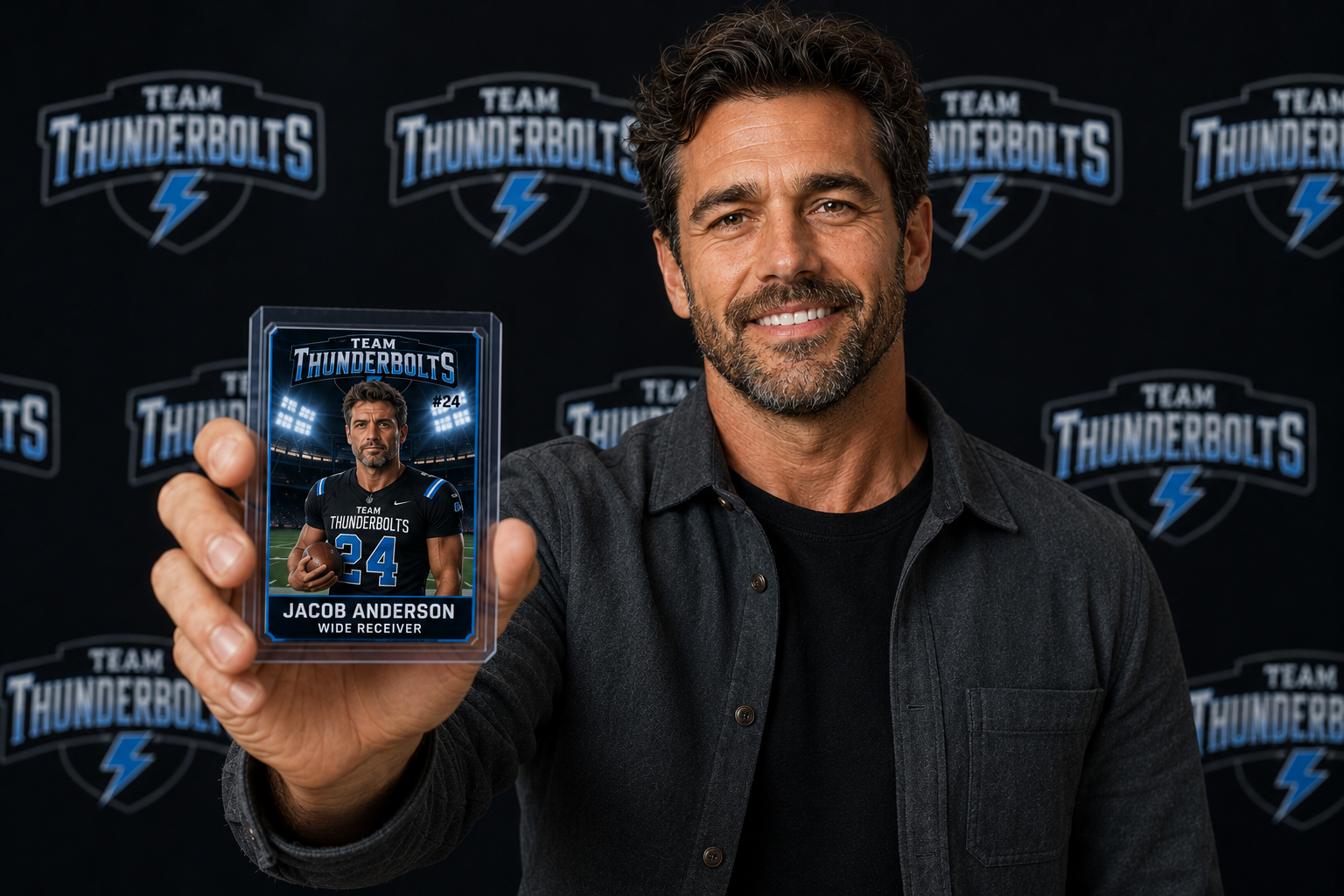 trading card photo booth